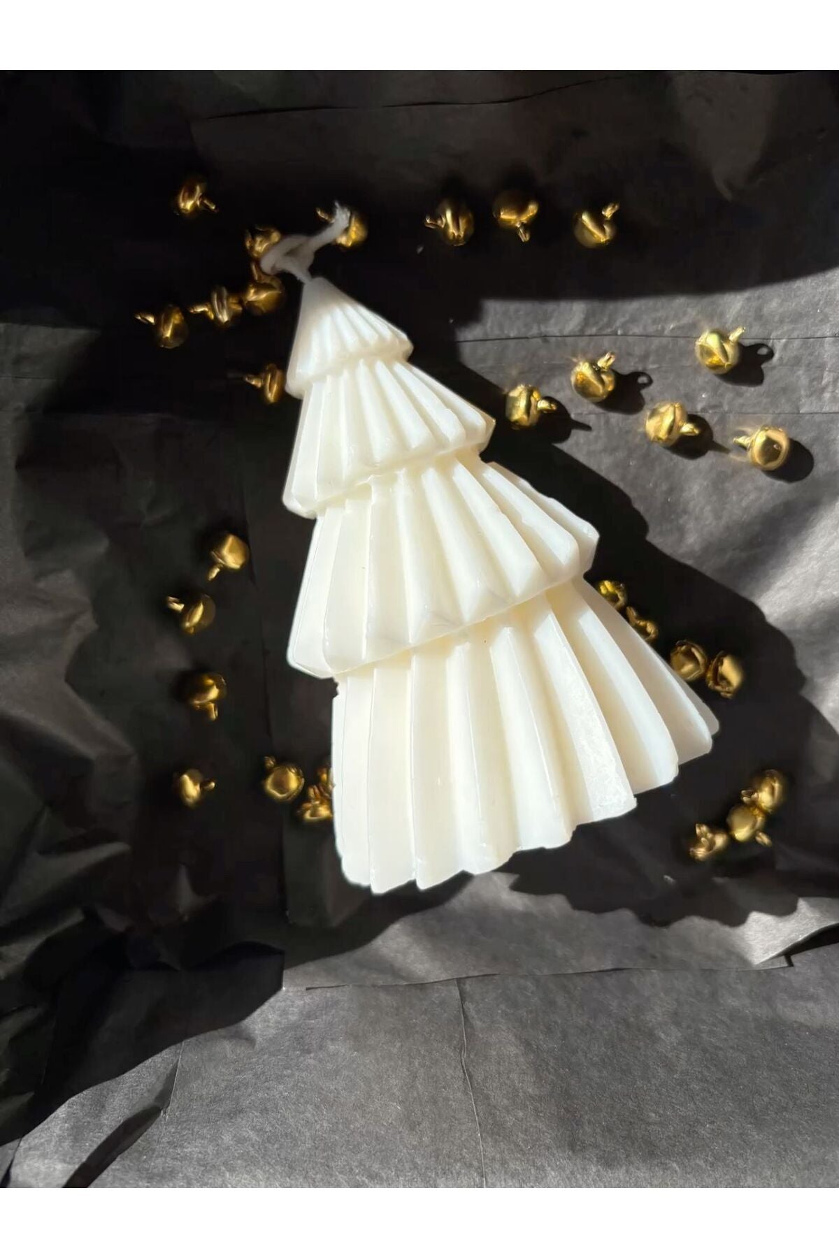 CANDLE El Yapımı Yılbaşı Çam Ağacı ve Geyik Figürlü Mum Seti – 2’li | Soya Wax| Kış Koleksiyonu