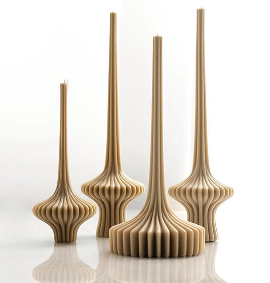 Dekoratif Mum Lara Set 4 Lü Parça