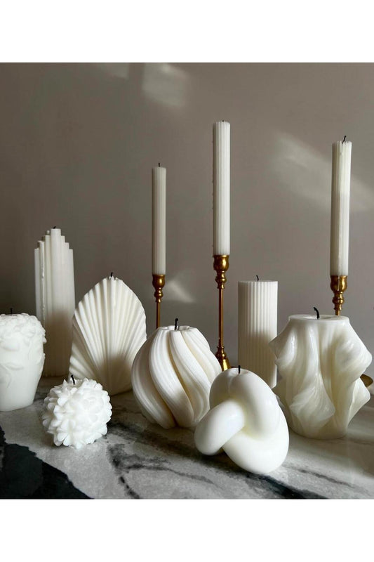 Dekoratif Mum Koşe Set 11 parça