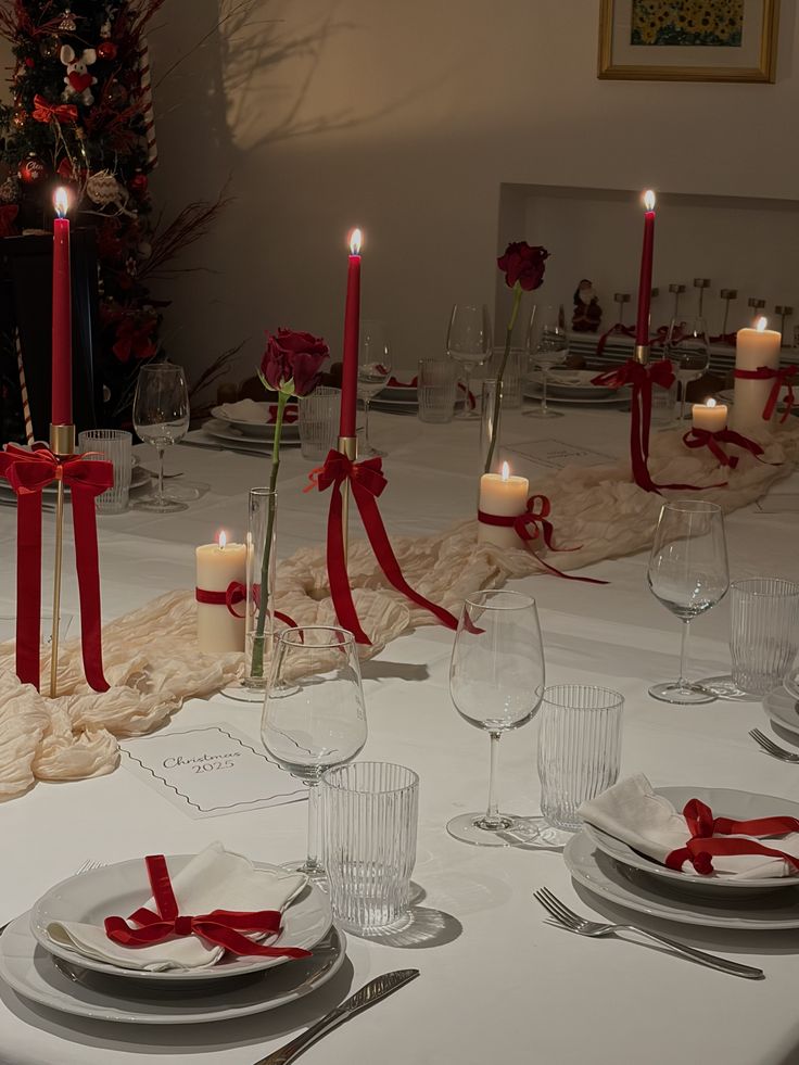 CANDLE El Yapımı Dekoratif Soya Wax Mum – Şamdanlık Mum Kırmızı 3’lü 20 cm